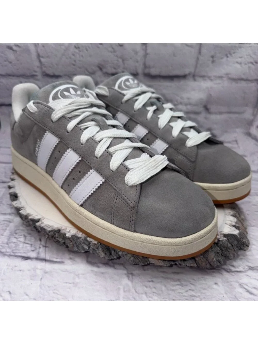 Adidas Campus 00s Grey White Suede Sneakers HQ8707 Mens Shoes Low Top Size 12